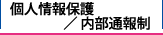 個人情報保護／内部通報制度